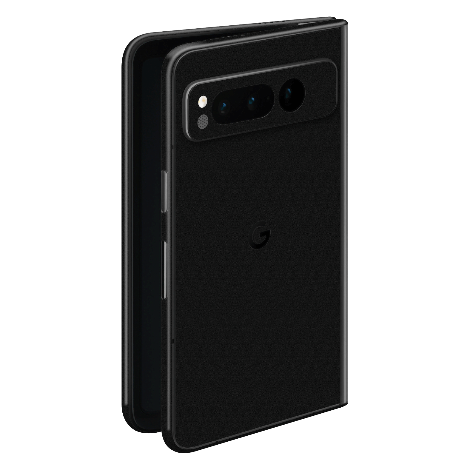 Google Pixel FOLD (2023) Luxuria Raven Black 3D Textured Skin Wrap Sticker Decal Cover Protector by EasySkinz | EasySkinz.com