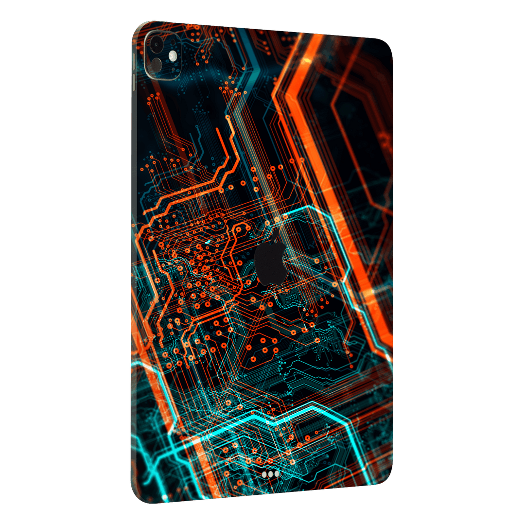 iPad PRO 13" (M4) Print Printed Custom SIGNATURE NEON PCB Board Skin Wrap Sticker Decal Cover Protector by QSKINZ | qskinz.com