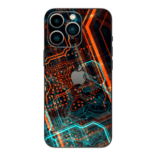 iPhone 15 Pro MAX SIGNATURE NEON PCB Board Skin - Premium Protective Skin Wrap Sticker Decal Cover by QSKINZ | Qskinz.com