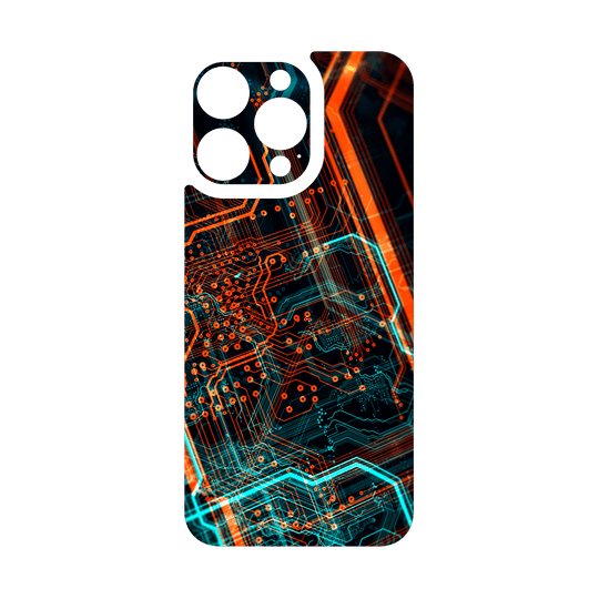 iPhone 16 Pro MAX Qcaze - SIGNATURE NEON PCB Board (Case + Skin Kit)