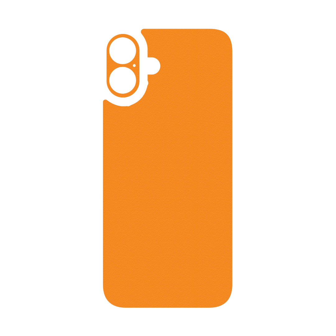 iPhone 16 Qcaze - LUXURIA Sunrise Orange Matt Textured (Case + Skin Kit)