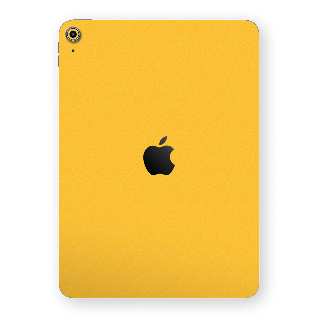 iPad 10.9” (10th Gen, 2022) Luxuria Tuscany Yellow Matt 3D Textured Skin Wrap Sticker Decal Cover Protector by EasySkinz | EasySkinz.com