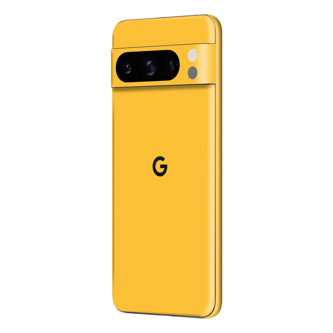Google Pixel 8 PRO (2023) Luxuria Tuscany Yellow 3D Textured Skin Wrap Decal Cover Protector by EasySkinz | EasySkinz.com