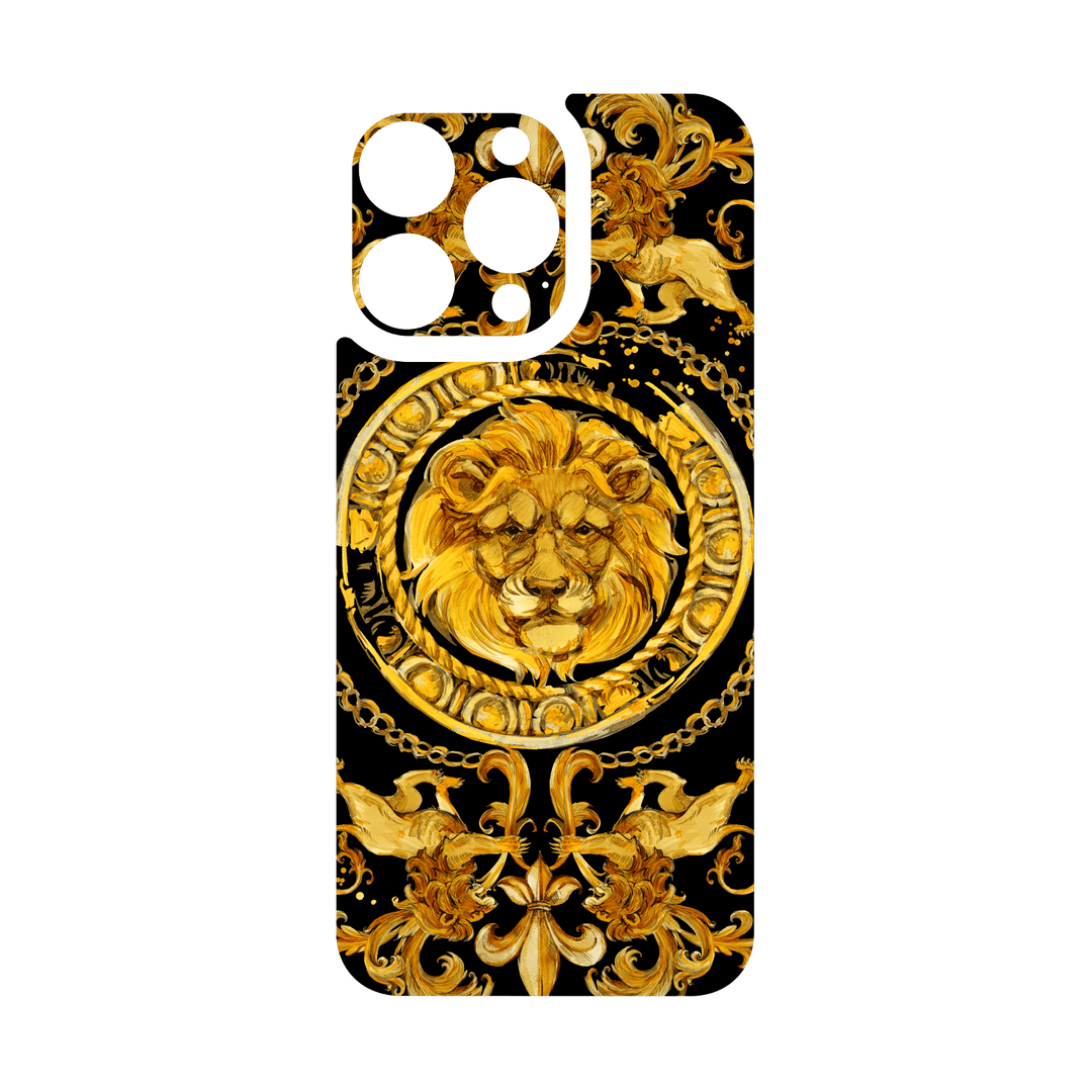 iPhone 15 PRO Qcaze - SIGNATURE Baroque Gold Ornaments (Case + Skin Kit)