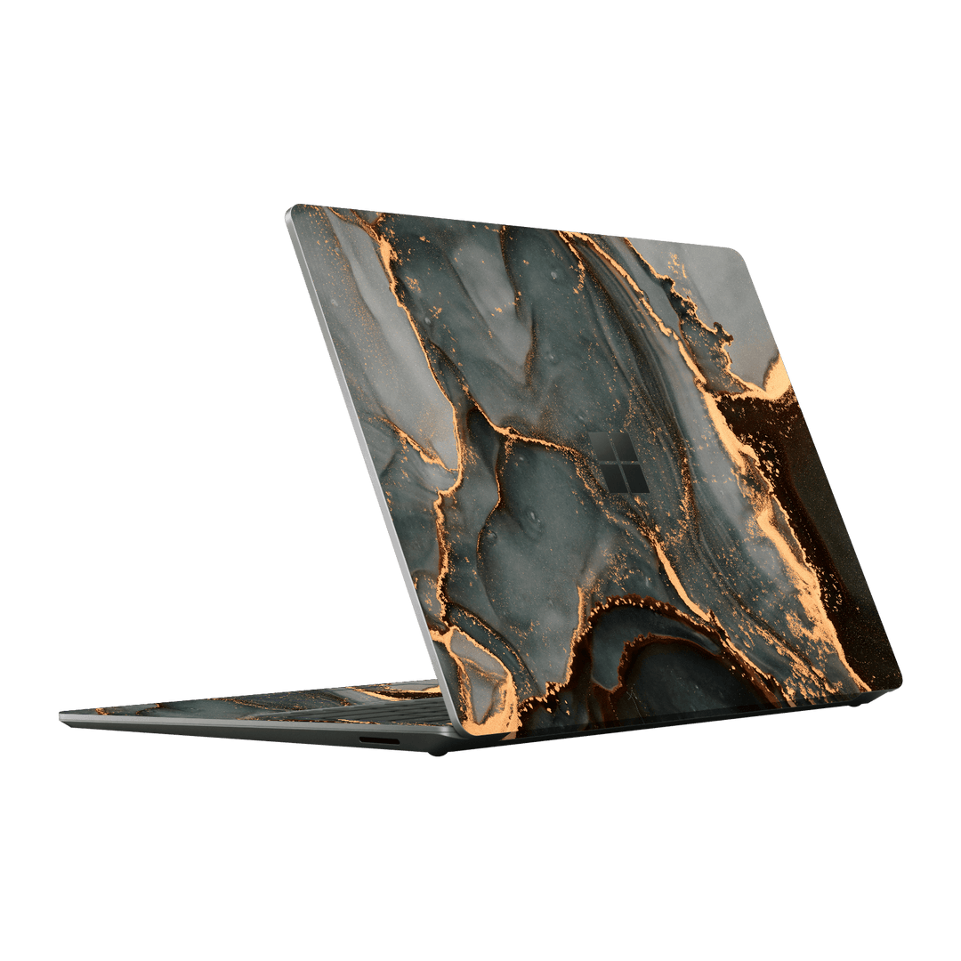 Microsoft Surface Laptop Go 3 Print Printed Custom SIGNATURE AGATE GEODE Deep Forest Skin, Wrap, Decal, Protector, Cover by EasySkinz | EasySkinz.com
