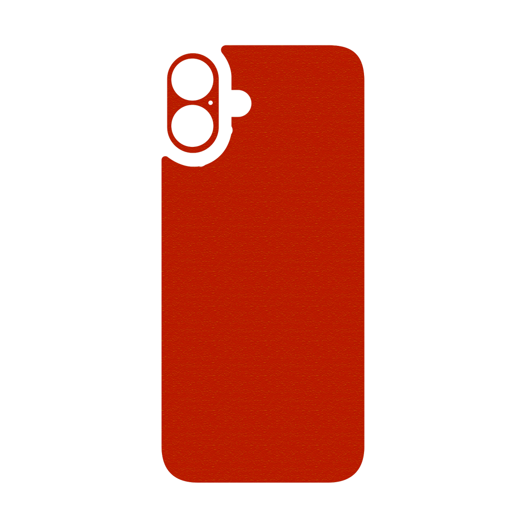 iPhone 16 Plus Qcaze - LUXURIA Red Cherry Juice Matt Textured (Case + Skin Kit)