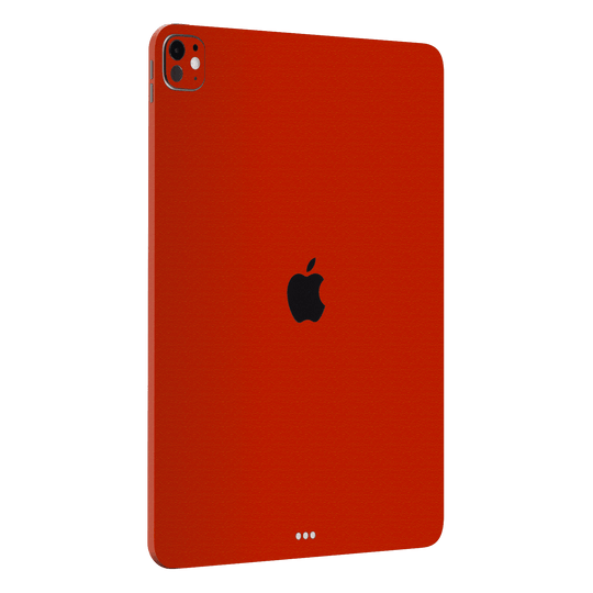 iPad Pro 11” (M4) Luxuria Red Cherry Juice Matt 3D Textured Skin Wrap Sticker Decal Cover Protector by QSKINZ | qskinz.com
