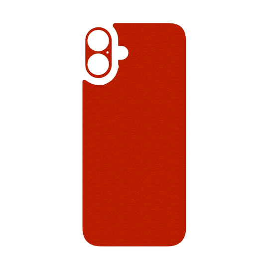 iPhone 16 Qcaze - LUXURIA Red Cherry Juice Matt Textured (Case + Skin Kit)