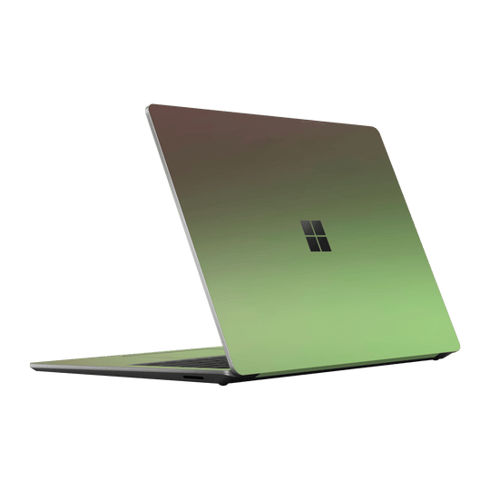 Microsoft Surface Laptop Go 3 Chameleon Avocado Colour-changing Metallic Skin Wrap Sticker Decal Cover Protector by EasySkinz | EasySkinz.com