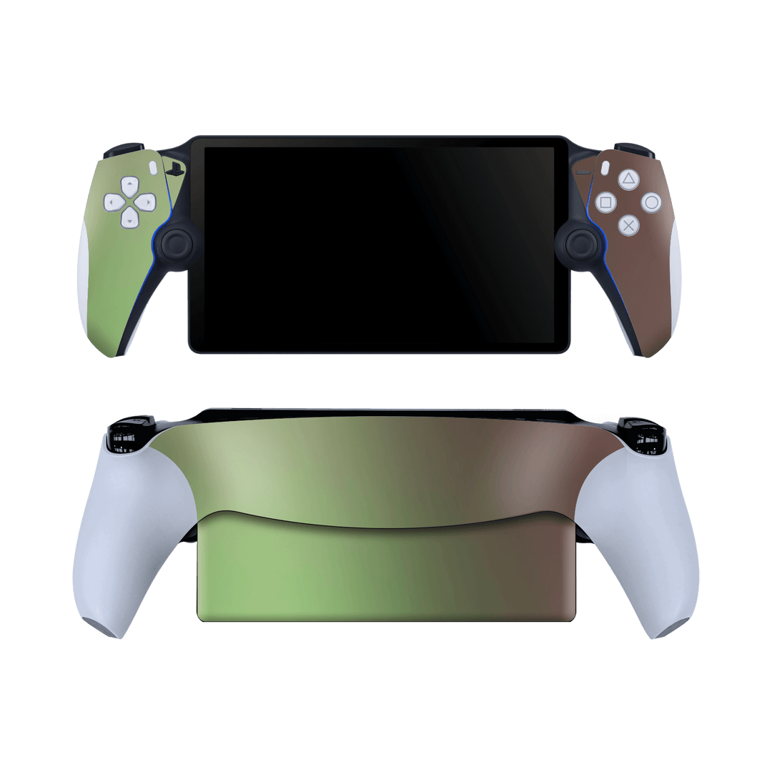 PlayStation PORTAL Chameleon Avocado Colour-changing Metallic Skin Wrap Sticker Decal Cover Protector by QSKINZ | qskinz.com