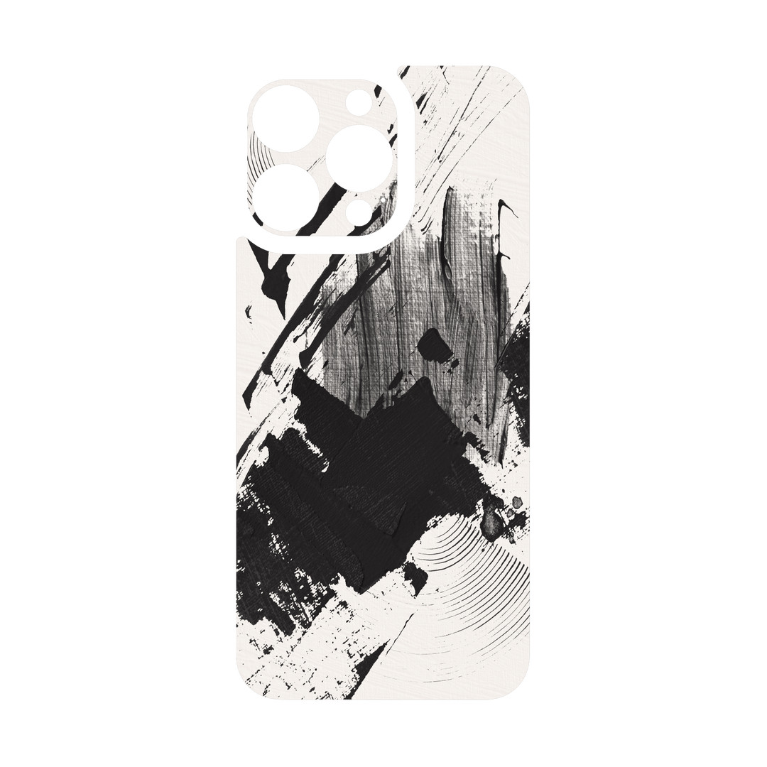 iPhone 15 Pro MAX Qcaze - SIGNATURE Black & White Madness (Case + Skin Kit)