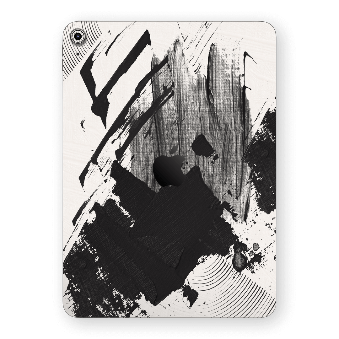 iPad 10.9” (10th Gen, 2022) Print Printed Custom SIGNATURE Black and White Madness Skin Wrap Sticker Decal Cover Protector by EasySkinz | EasySkinz.com