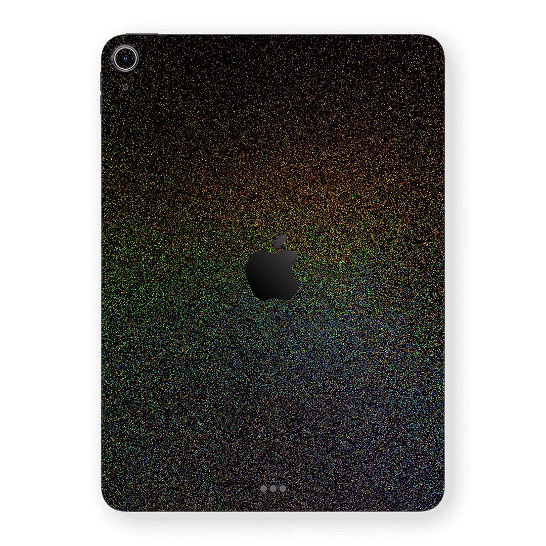 iPad Air 13” (M2) GALAXY Galactic Black Milky Way Rainbow Sparkling Metallic Gloss Finish Skin Wrap Sticker Decal Cover Protector by QSKINZ | qskinz.com