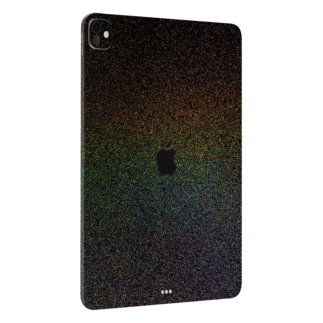 iPad PRO 13" (M4) GALAXY Galactic Black Milky Way Rainbow Sparkling Metallic Gloss Finish Skin Wrap Sticker Decal Cover Protector by QSKINZ | qskinz.com