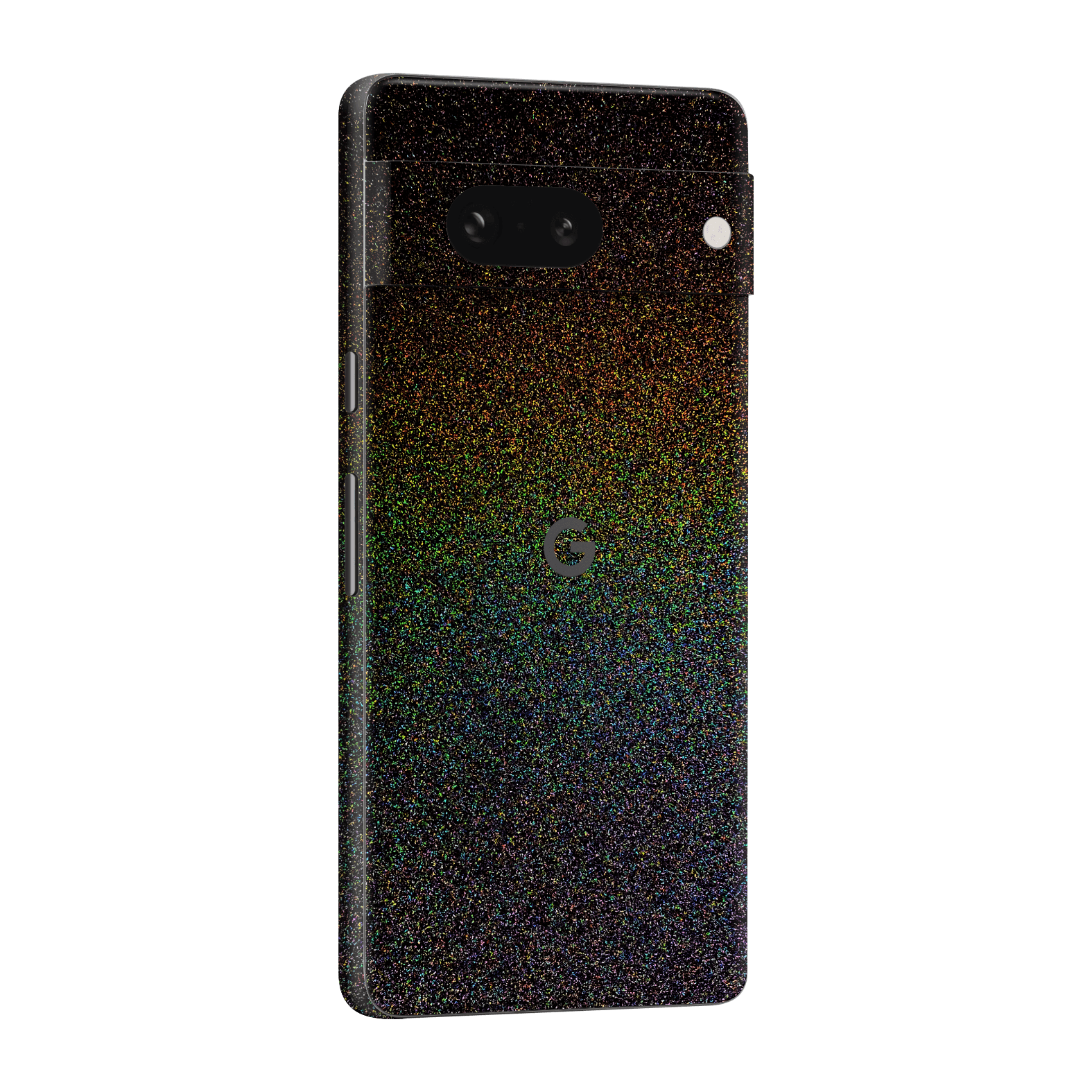 Google Pixel 7a (2023) GALAXY Galactic Black Milky Way Rainbow Sparkling Metallic Gloss Finish Skin Wrap Sticker Decal Cover Protector by EasySkinz | EasySkinz.com
