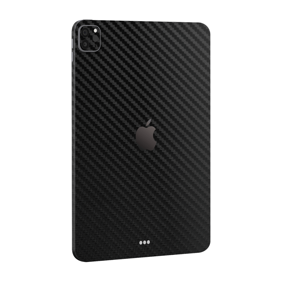 iPad PRO 11" (2021) Black 3D Textured Carbon Fibre Fiber Skin Wrap Sticker Decal Cover Protector by EasySkinz | EasySkinz.com