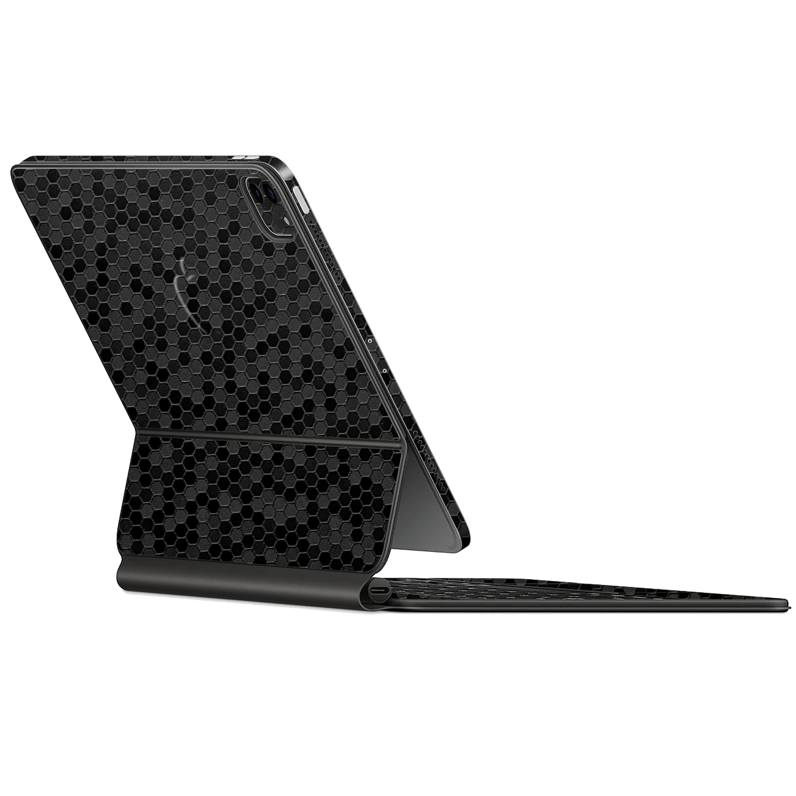Magic Keyboard for iPad Pro 12.9" M2 (6th Gen, 2022) Luxuria Black Honeycomb 3D Textured Skin Wrap Sticker Decal Cover Protector by EasySkinz | EasySkinz.com