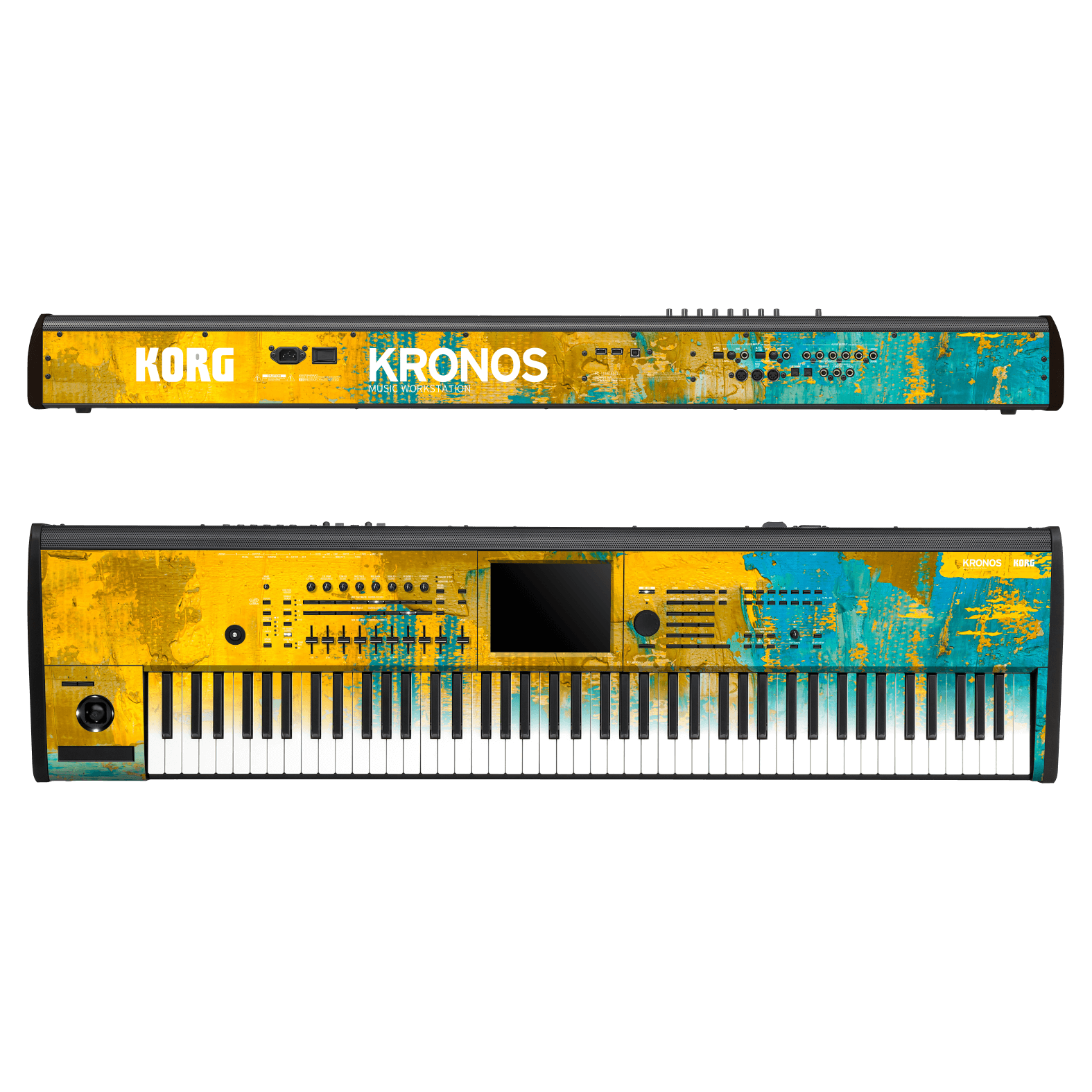 Korg Kronos 2 Music Workstation (88 keys) Print Printed Custom SIGNATURE Art in FLORENCE Skin, Wrap, Decal, Protector, Cover by Keyskinz & Jordan Rudess | qskinz.com
