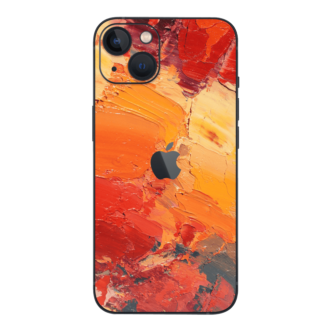 iPhone 15 Plus SIGNATURE Sunset in Oia Painting Skin - Premium Protective Skin Wrap Sticker Decal Cover by QSKINZ | Qskinz.com
