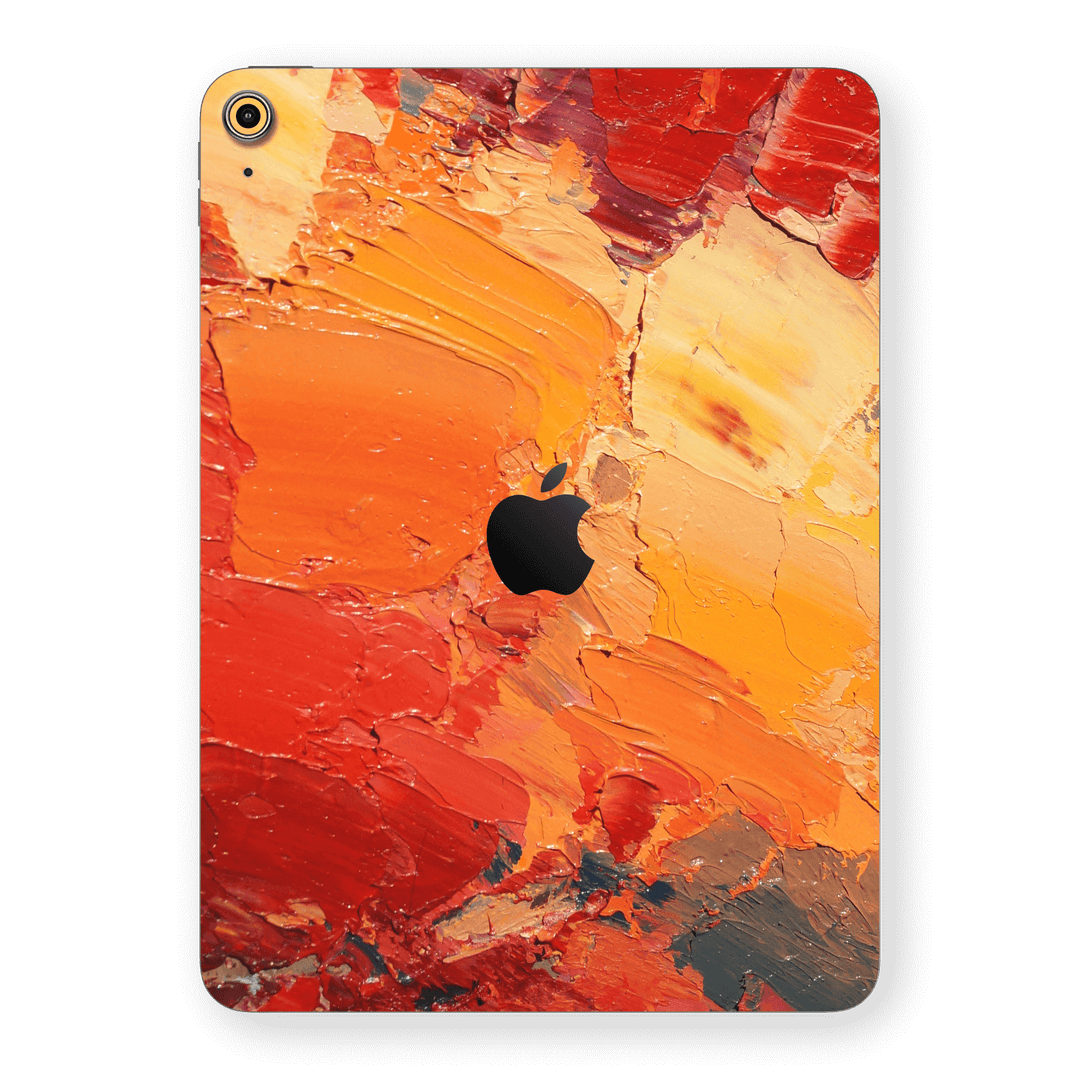 iPad 10.9” (10th Gen, 2022) Print Printed Custom SIGNATURE Sunset in Oia Painting Skin Wrap Sticker Decal Cover Protector by EasySkinz | EasySkinz.com