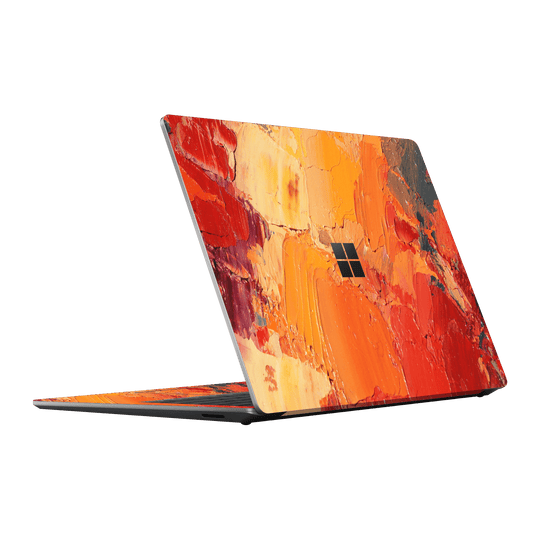 Microsoft Surface Laptop 5, 15" Print Printed Custom SIGNATURE Sunset in Oia Painting Skin Wrap Sticker Decal Cover Protector by EasySkinz | EasySkinz.com