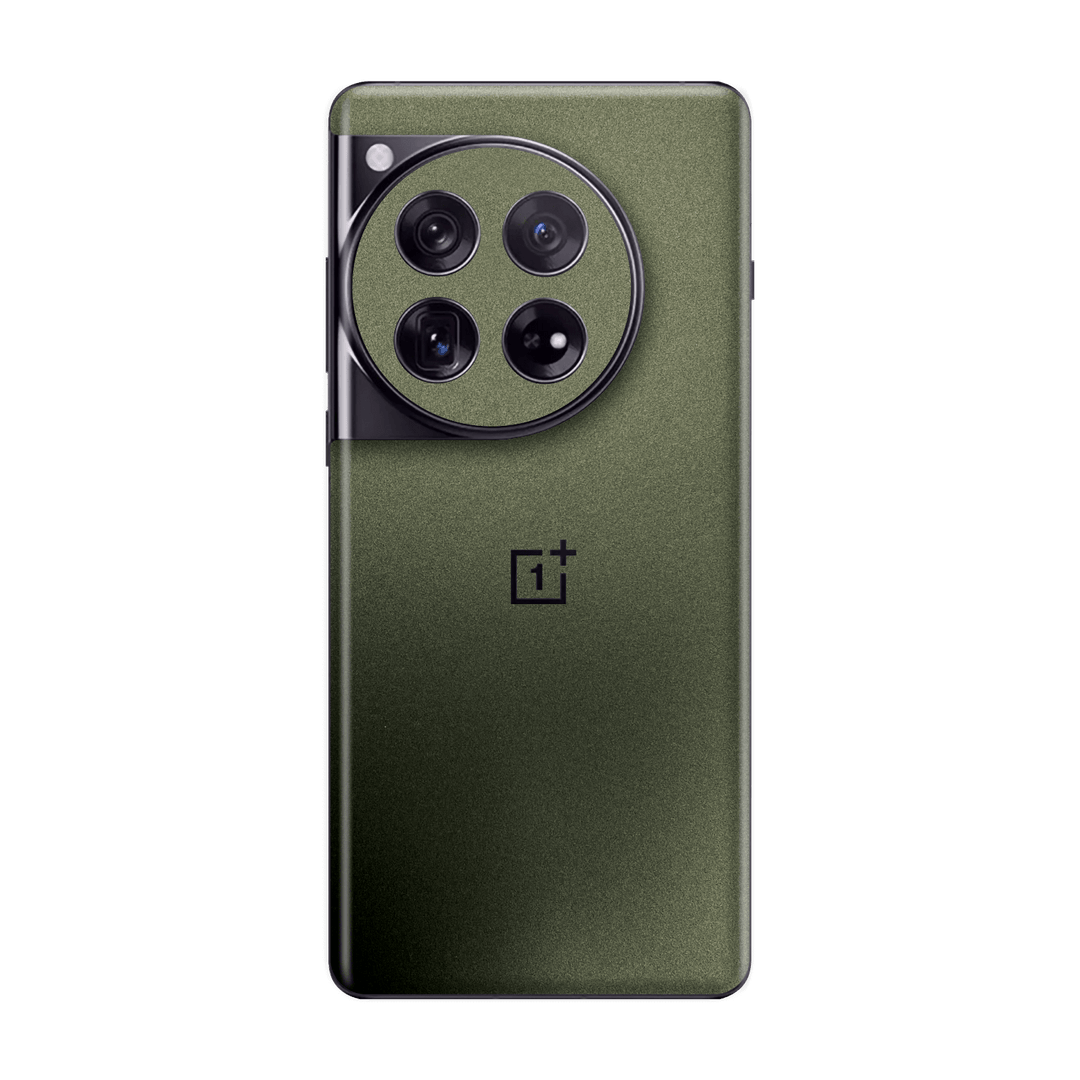 OnePlus 12 Military Green Metallic Skin Wrap Sticker Decal Cover Protector by QSKINZ | qskinz.com