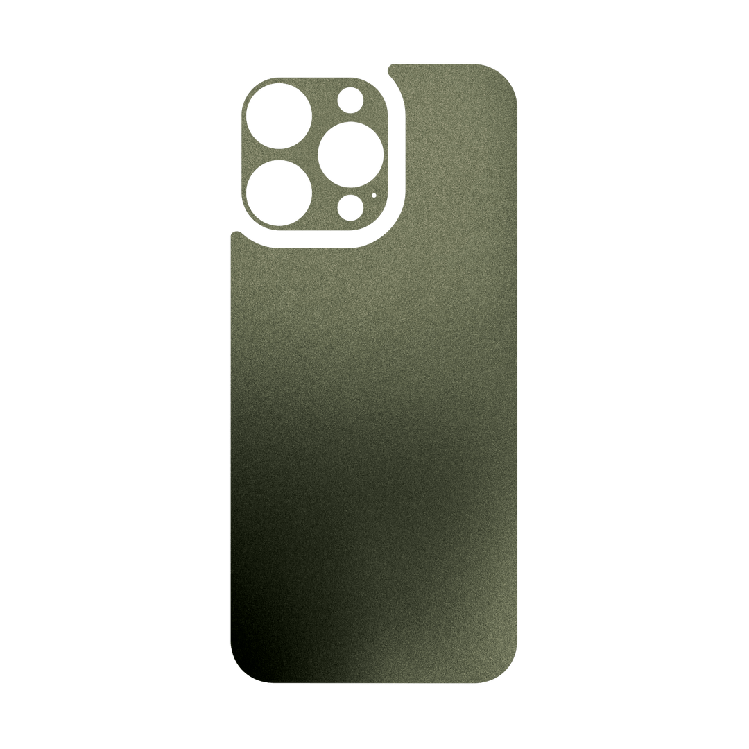 iPhone 16 PRO Qcaze - Military Green Metallic (Case + Skin Kit)