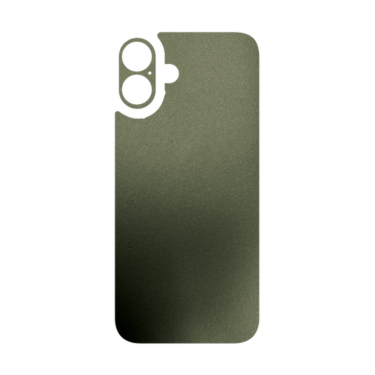 iPhone 16 Plus Qcaze - Military Green Metallic (Case + Skin Kit)
