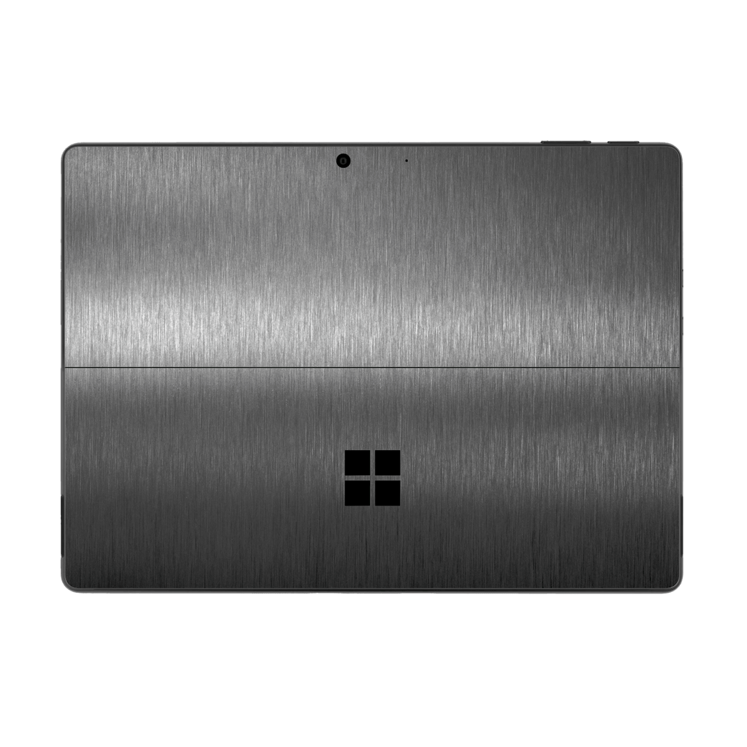 Microsoft Surface Pro 9 Brushed Metal Titanium Metallic Skin Wrap Sticker Decal Cover Protector by EasySkinz | EasySkinz.com