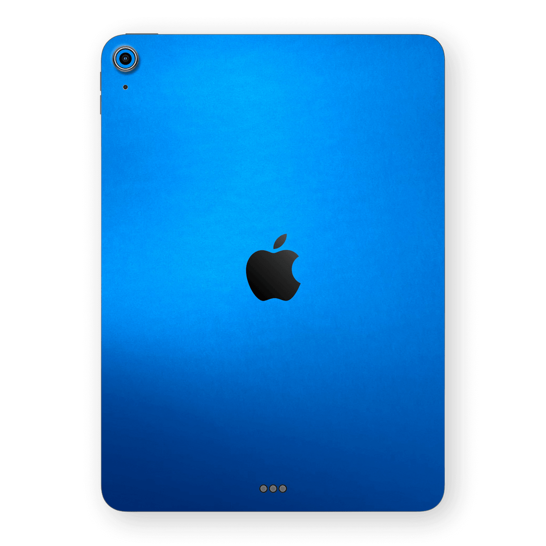 iPad Air 11” (M2) Satin Blue Metallic Matt Matte Skin Wrap Sticker Decal Cover Protector by QSKINZ | qskinz.com