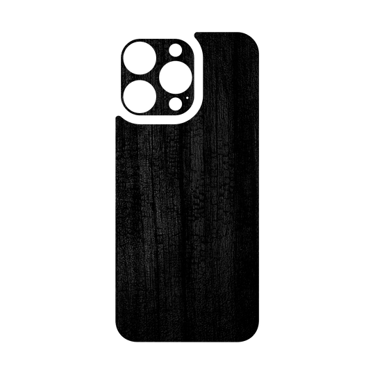 iPhone 16 Pro MAX Qcaze - LUXURIA BLACK CHARCOAL Textured (Case + Skin Kit)