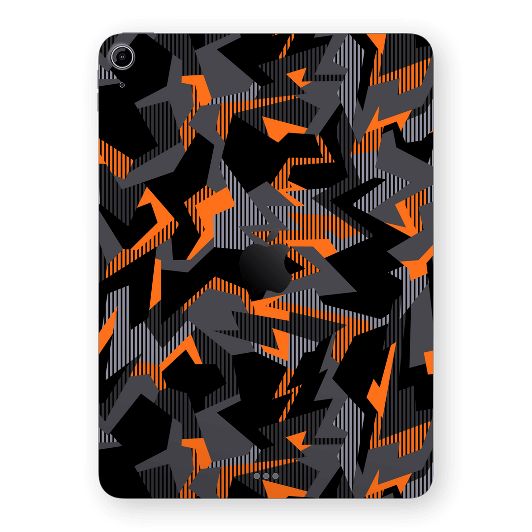 iPad Air 13” (M2) Print Printed Custom SIGNATURE Sharp-Edged Orange Camo Camouflage Skin Wrap Sticker Decal Cover Protector by QSKINZ | qskinz.com