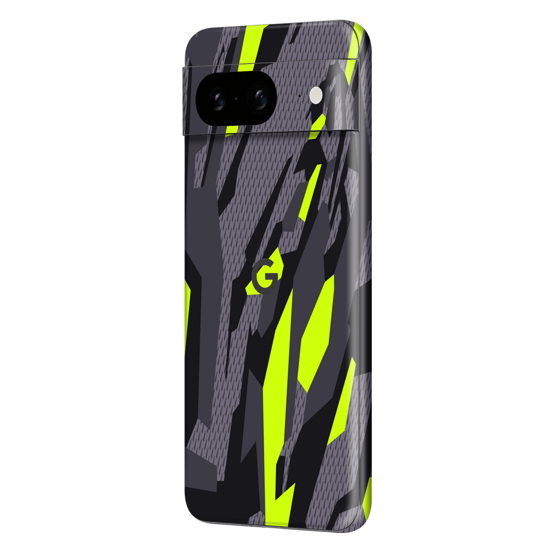 Google Pixel 8 (2023) Print Printed Custom SIGNATURE Abstract Green Camouflage Skin Wrap Sticker Decal Cover Protector by EasySkinz | EasySkinz.com