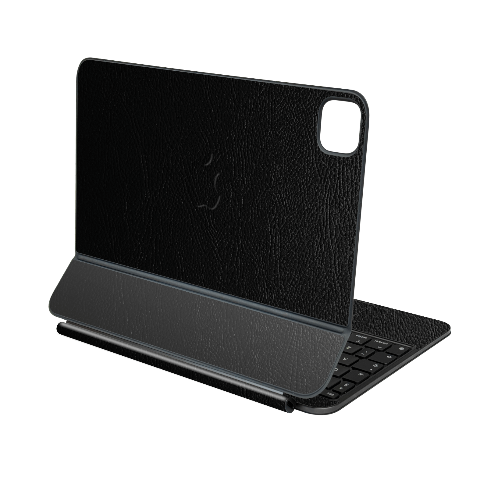 Magic Keyboard for iPad PRO 11” (M4, 2024) Luxuria BLACK LEATHER Riders Skin Wrap Sticker Decal Cover Protector by QSKINZ | qskinz.com