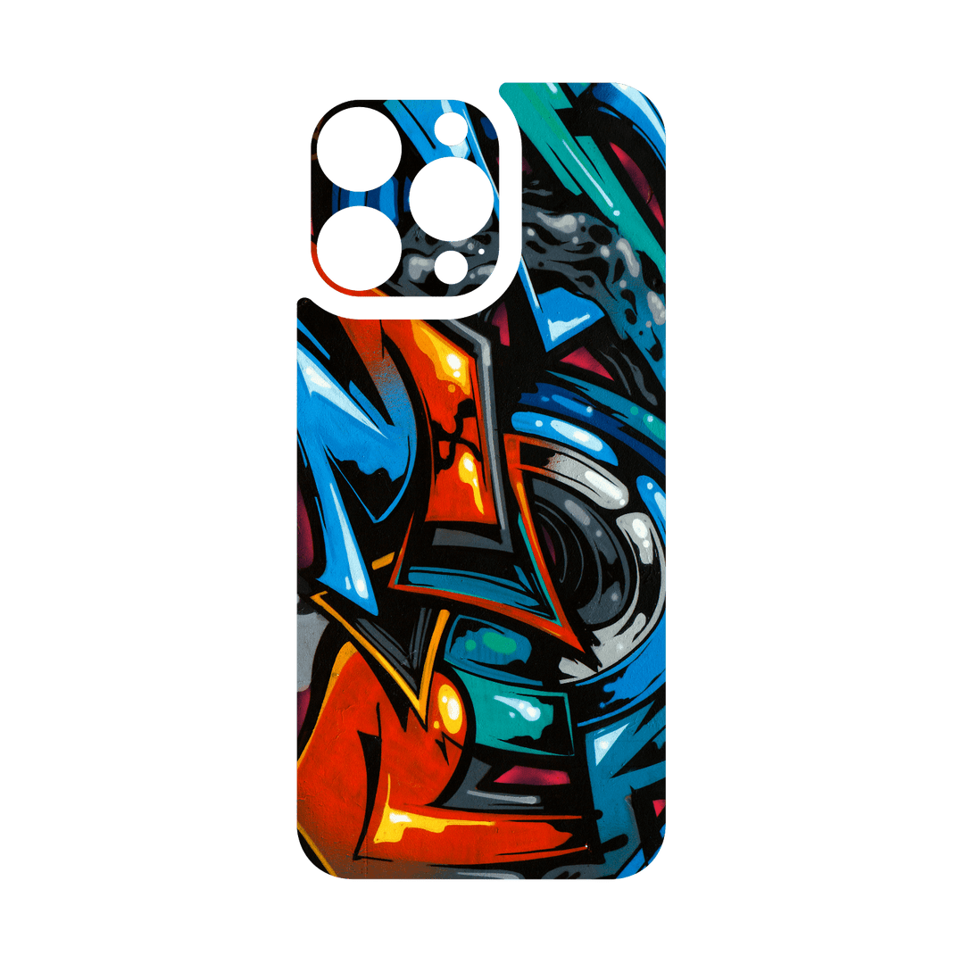 iPhone 15 PRO Qcaze - SIGNATURE Street Art Graffiti (Case + Skin Kit)