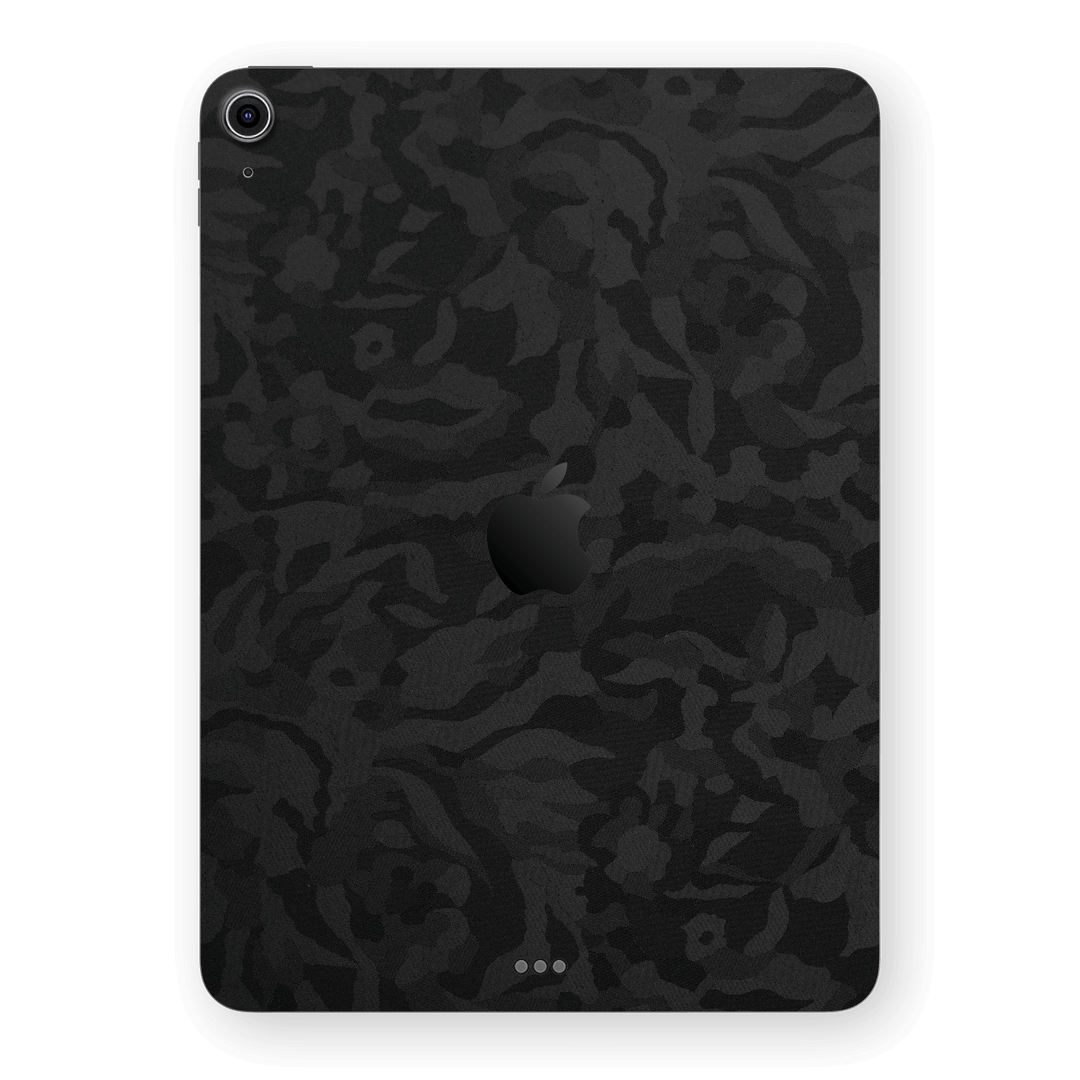 iPad Air 13” (M2) Luxuria Black 3D Textured Camo Camouflage Skin Wrap Sticker Decal Cover Protector by QSKINZ | qskinz.com
