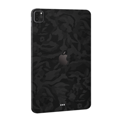 iPad PRO 11" (2021) LUXURIA BLACK CAMO 3D TEXTURED Skin