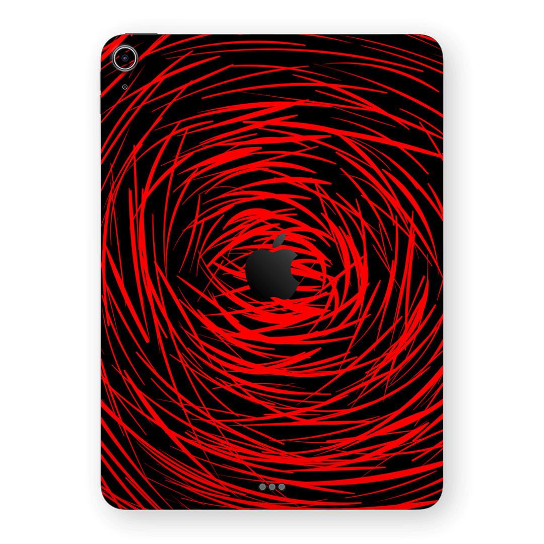 iPad Air 4/5 (2020/2022) Print Printed Custom SIGNATURE Quasar Red Mesh Skin Wrap Sticker Decal Cover Protector by QSKINZ | QSKINZ.COM