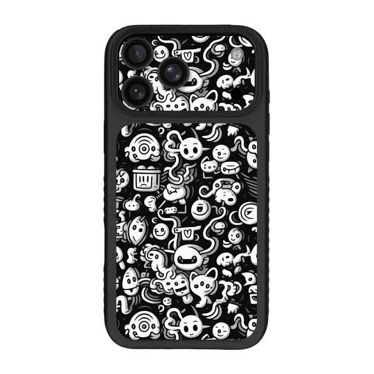 iPhone 17 Pro MAX Qcaze Fusion - Case + Skin Kit