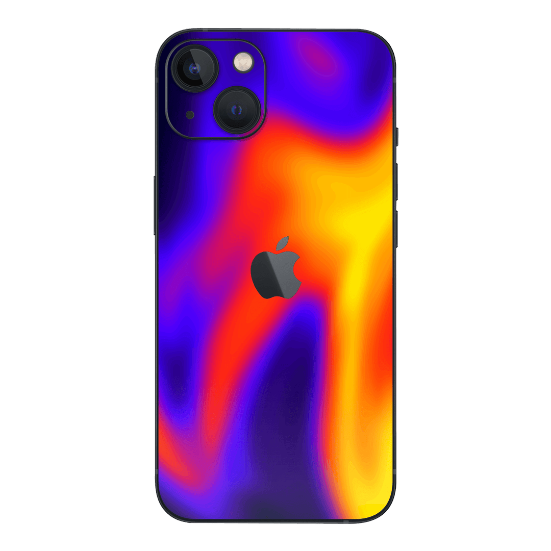 iPhone 14 Print Printed Custom SIGNATURE Infrablaze Infrared Thermal Neon Skin Wrap Sticker Decal Cover Protector by QSKINZ | QSKINZ.COM