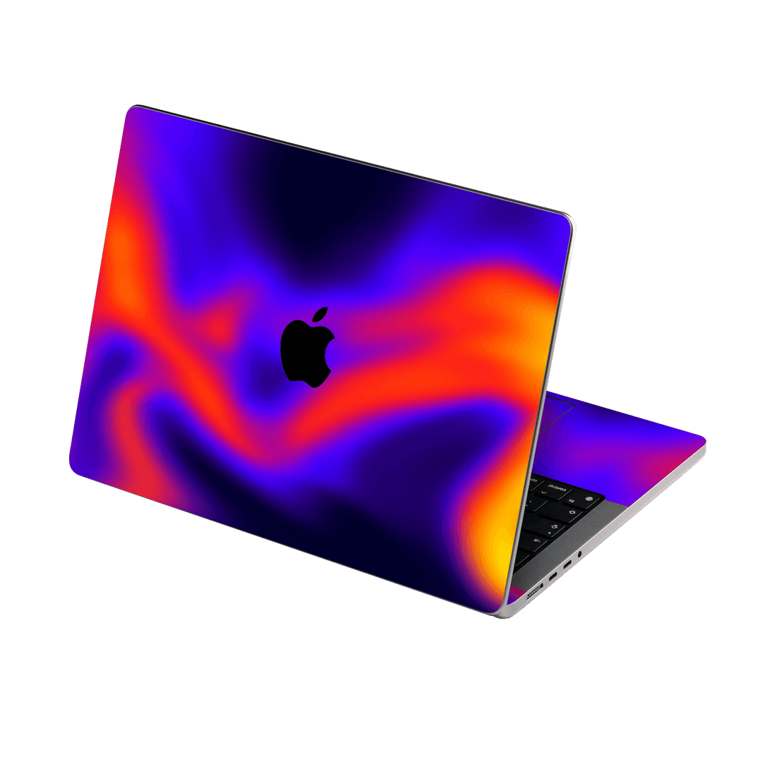 MacBook Pro 16” (2021/2023) Print Printed Custom SIGNATURE Infrablaze Infrared Thermal Neon Skin Wrap Sticker Decal Cover Protector by QSKINZ | QSKINZ.COM