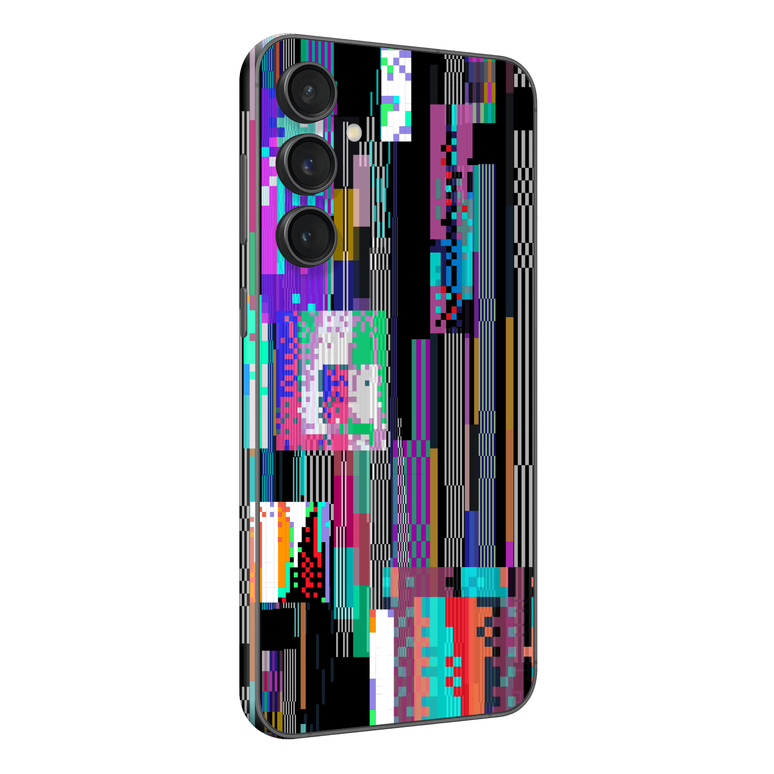 Samsung Galaxy S23 (FE) Print Printed Custom SIGNATURE Glitchscape Glitch No Signal Colours Skin Wrap Sticker Decal Cover Protector by QSKINZ | QSKINZ.COM