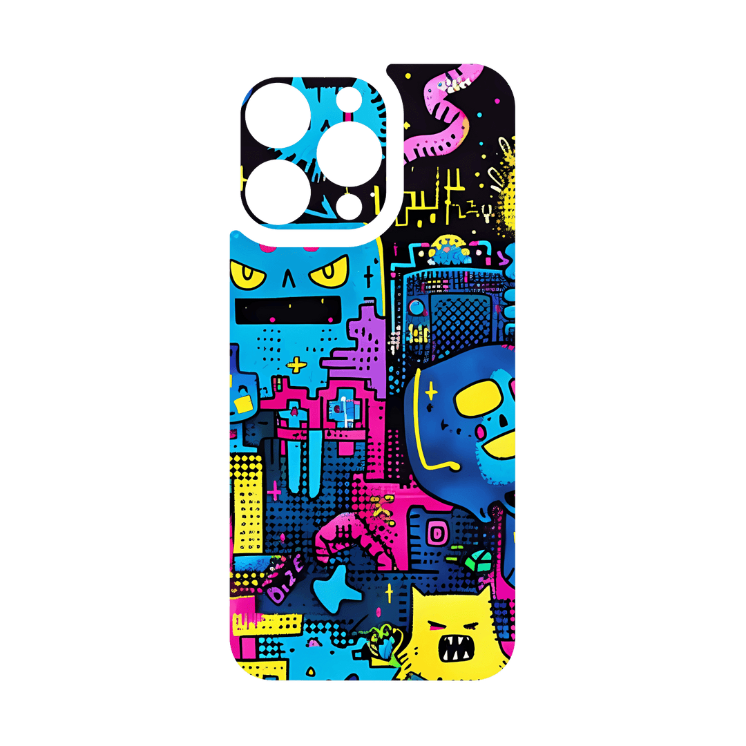 iPhone 16 Pro MAX Qcaze - SIGNATURE Arcade Rave (Case + Skin Kit)