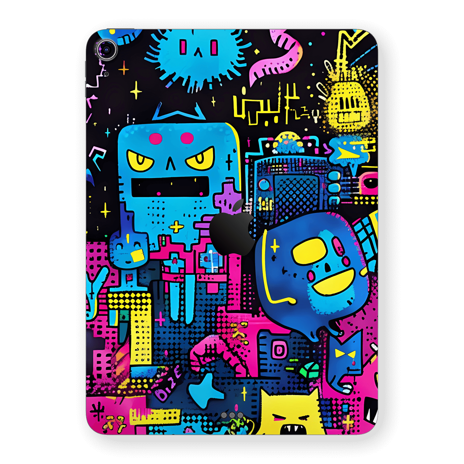 iPad Air 11” (M2) Print Printed Custom SIGNATURE Arcade Rave Gaming Gamer Pixel Skin Wrap Sticker Decal Cover Protector by QSKINZ | QSKINZ.COM