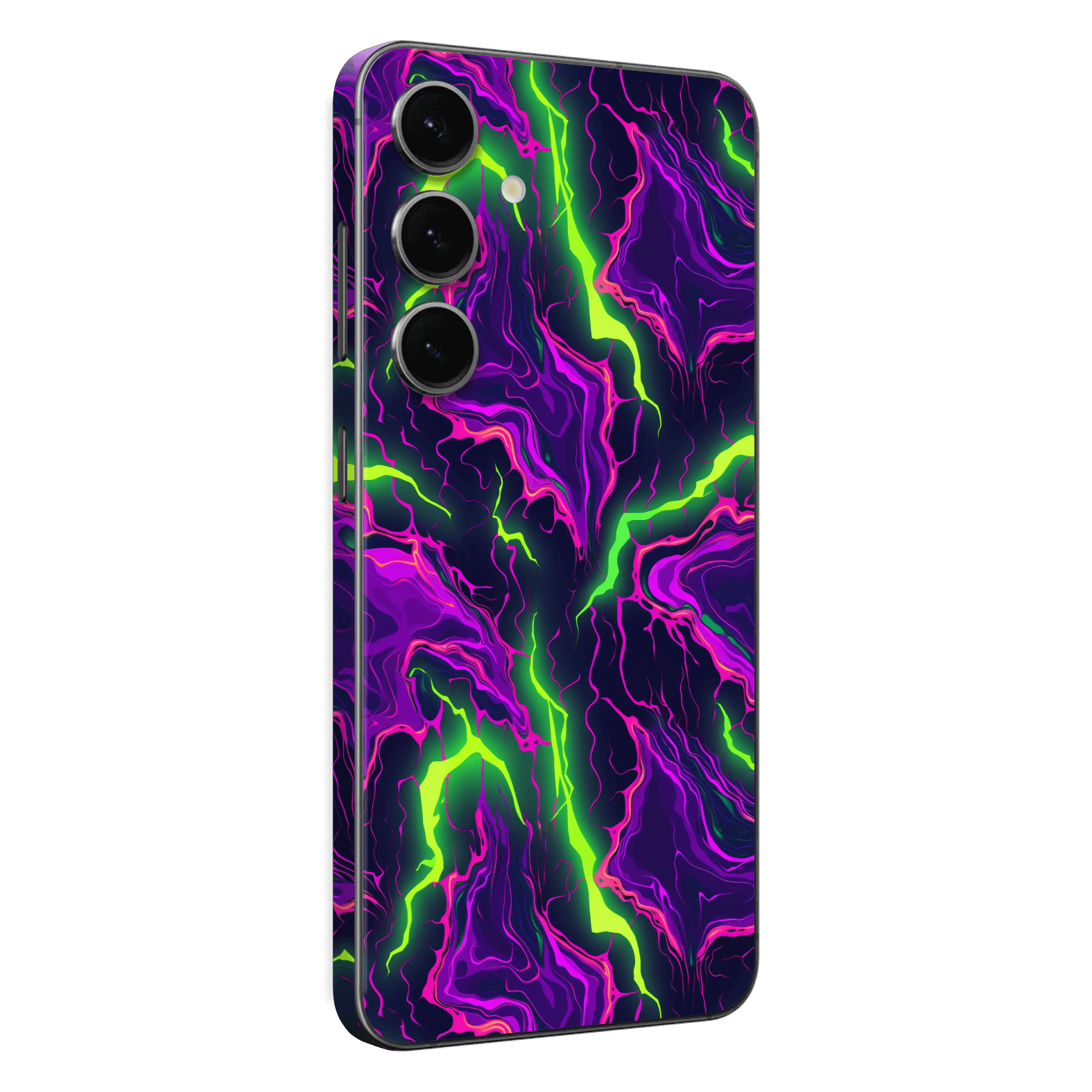 Samsung Galaxy S24+ PLUS Print Printed Custom SIGNATURE Twisterra Twist Neon Purple Yellow Green Anime Skin Wrap Sticker Decal Cover Protector by QSKINZ | QSKINZ.COM