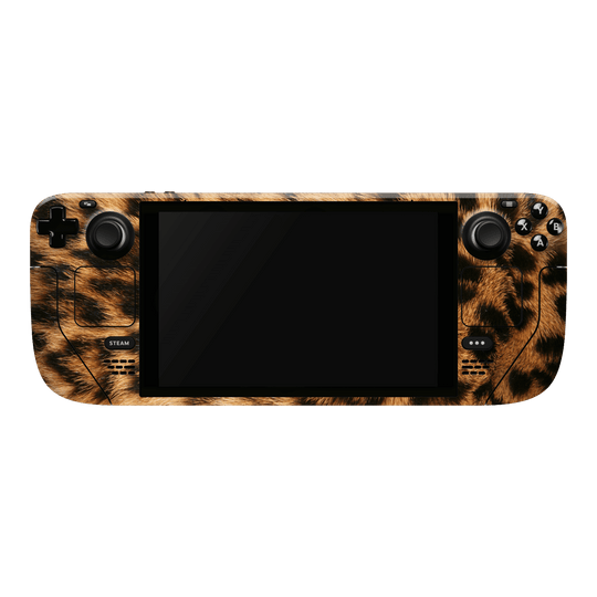 Steam Deck Print Printed Custom SIGNATURE Leo Reverie Leopard Print Skin Wrap Sticker Decal Cover Protector by QSKINZ | QSKINZ.COM