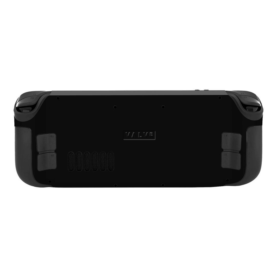 Steam Deck Oled Soft-Touch Matte StealthMatte Phantom Black Skin Wrap Sticker Decal Cover Protector by QSKINZ | qskinz.com