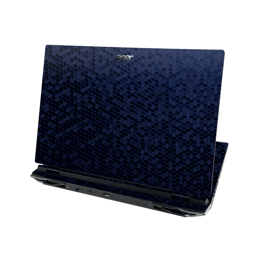 Acer NITRO 5 (17-inch) Luxuria Navy Blue Honeycomb 3D Textured Skin Wrap Sticker Decal Cover Protector by QSKINZ | qskinz.com