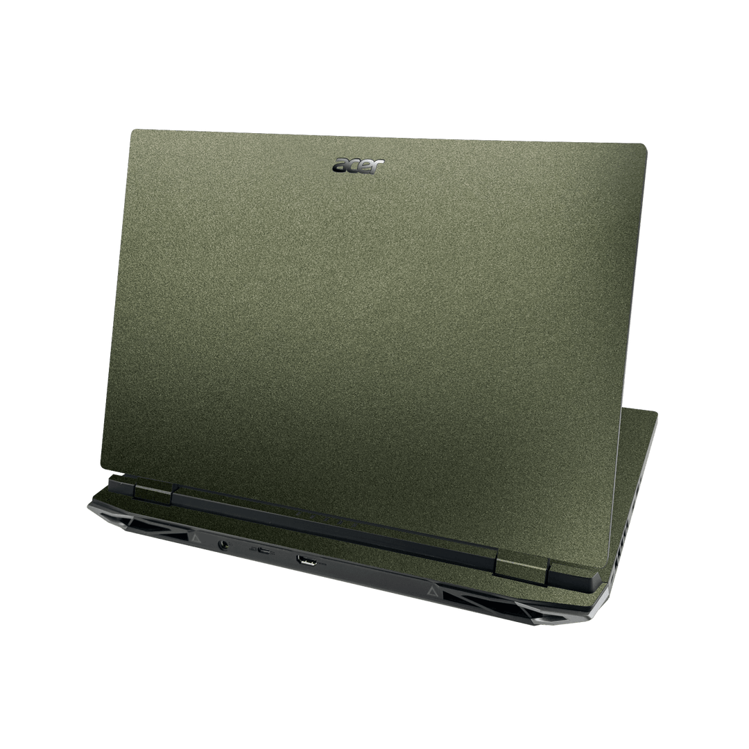 Acer NITRO 5 (17-inch) Military Green Metallic Skin Wrap Sticker Decal Cover Protector by QSKINZ | qskinz.com