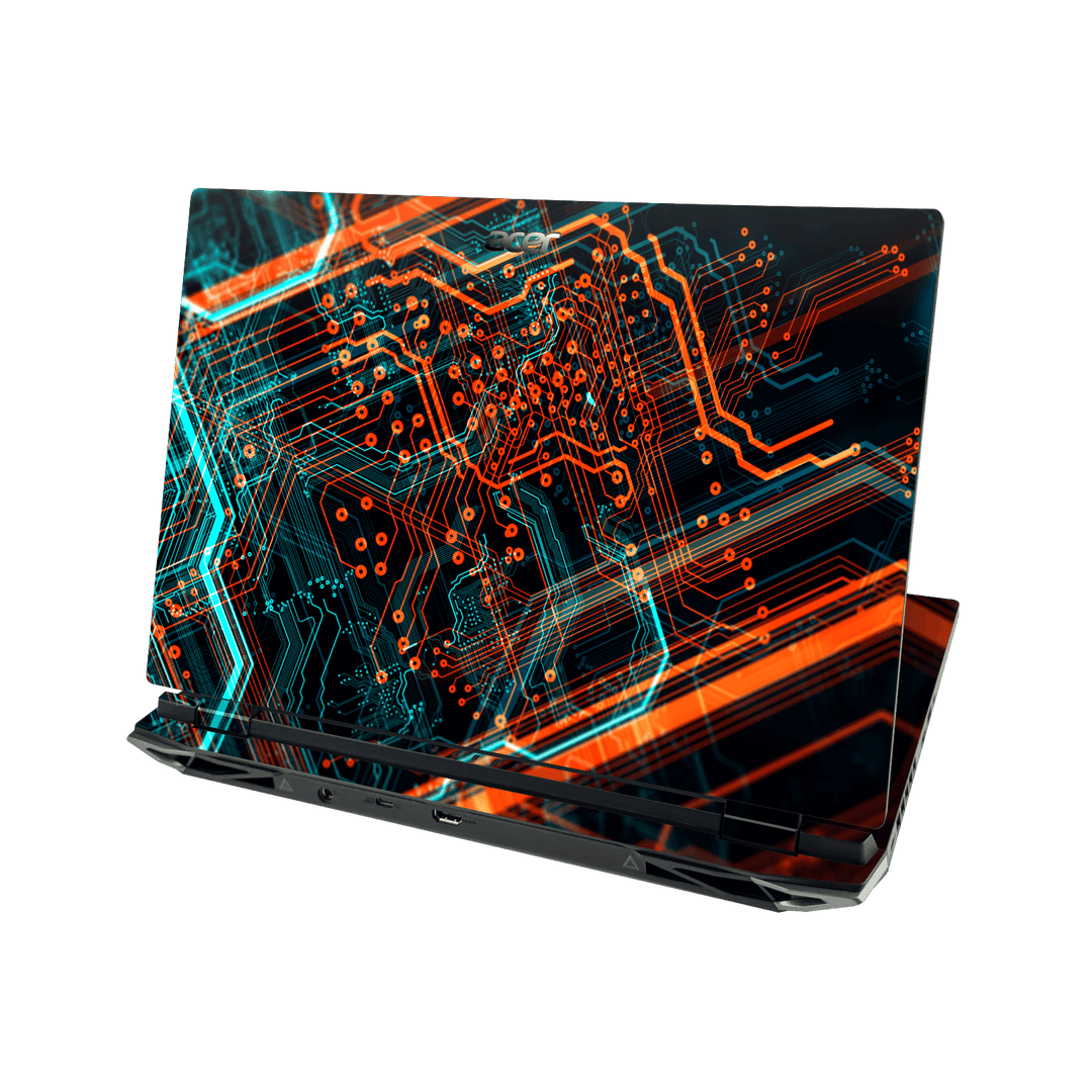 Acer NITRO 5 (17-inch) Print Printed Custom SIGNATURE NEON PCB Board Skin Wrap Sticker Decal Cover Protector by QSKINZ | qskinz.com